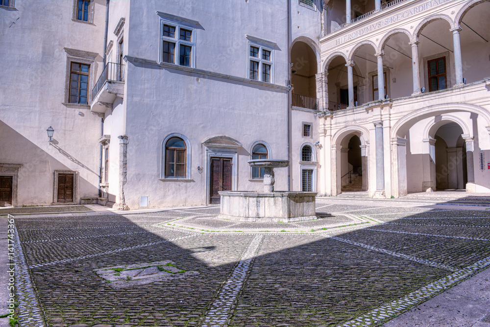 Genazzano Castle Colonna Courtyard