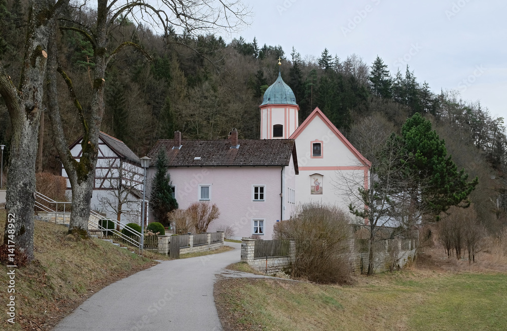 Fototapeta premium Wallfahrtskirche Heilig Kreuz Schambach