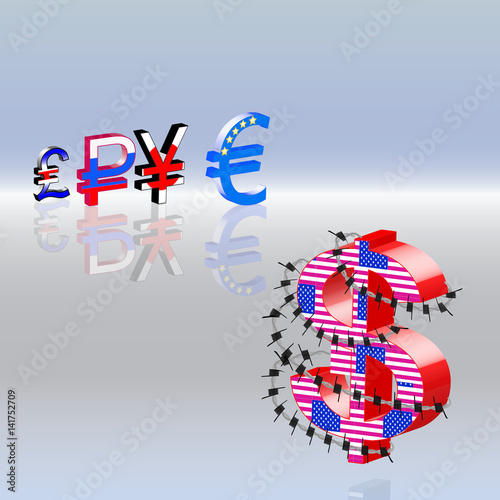 Dollar abschirmen
