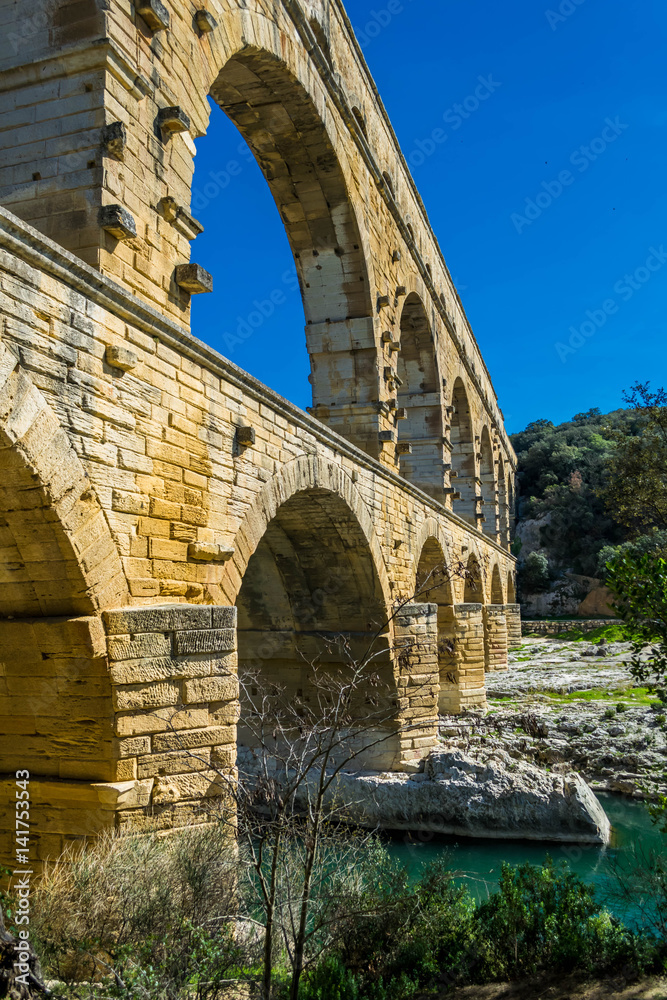 Fototapeta premium Pont du Gard, France.