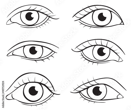 Eyes different shapes