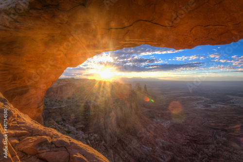 Sunburst at Mesa Arch in Canyonlands National Park