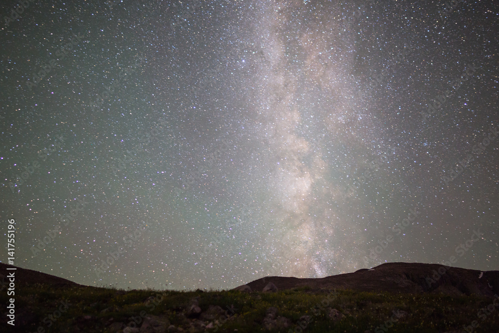MIlky Way Galaxy in the Big Horn Mountains