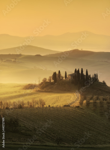 Podere Belvedere, San Quirico d'Orcia, Val d'Orcia, Tuscany, Italy