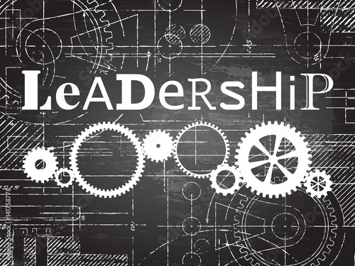 Leadership Blackboard Tech Drawing