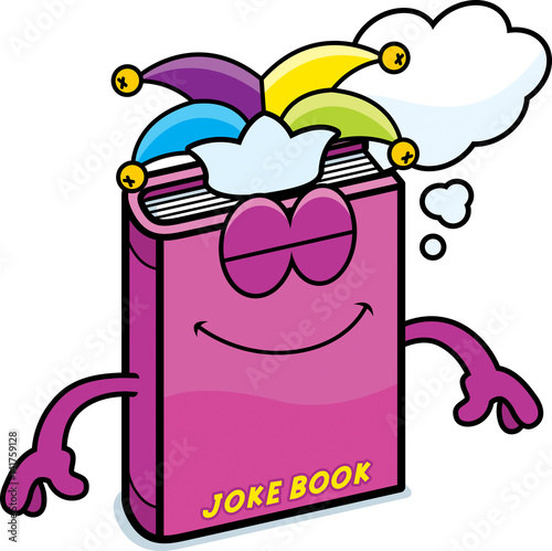 Cartoon Joke Book Dreaming