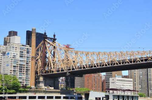 59 Street Bridge and Upper East Side, New York City