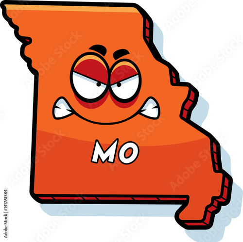 Cartoon Angry Missouri