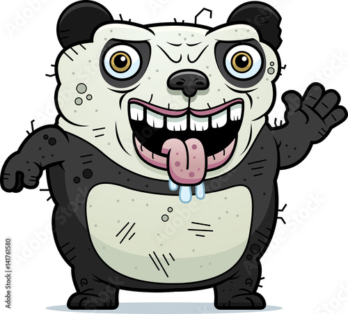 Ugly Panda Waving