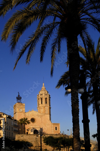 Sant Bartomeu church of Sitges  Barcelona province  Catalonia  Spain