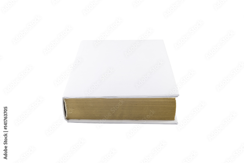 Blank book cover isolated on white Blank book cover isolated on white