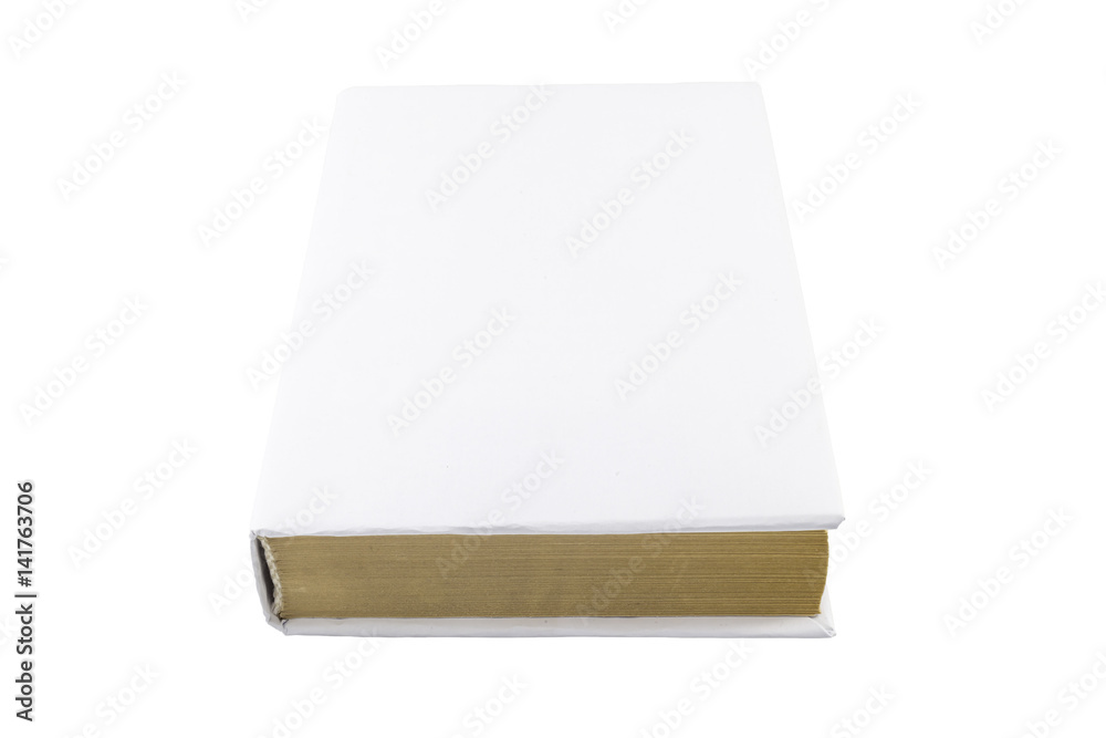 Blank book cover isolated on white Blank book cover isolated on white