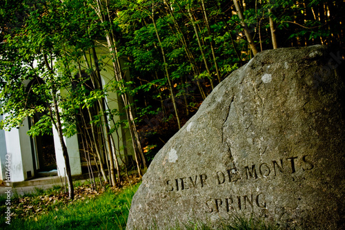 Foto Rock Sign at Sieur De Monts Spring at Acadia National Park