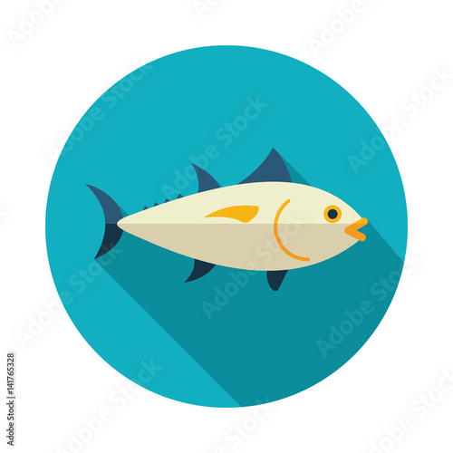 Tuna icon. Fishing. Vacation
