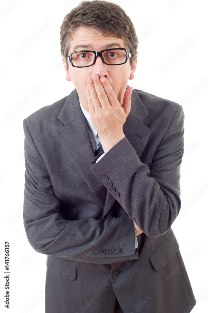 businessman surprised businessman surprised