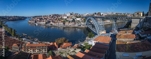 View to Porto from Vila Nova de Gaia, Portugal