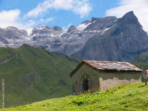 lake de la gliere,champagny en vanoise,savoie ,france photo