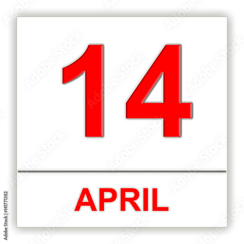 April 14. Day on the calendar. Free Download April 14. Day on the calendar. - GFXLoad
