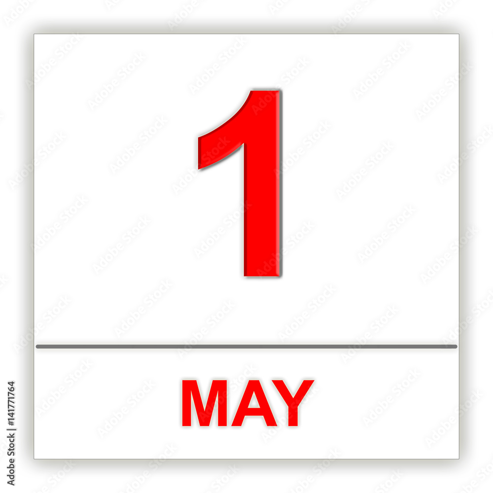 May 1. Day on the calendar. May 1. Day on the calendar.