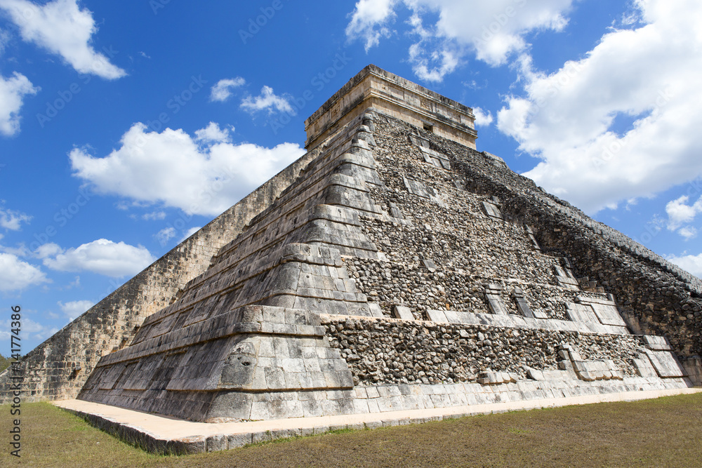 El Castillo in Chichen Itza. Chichen Itza is one of the most visited archaeological sites in Mexico