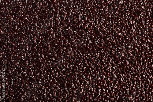 Surface of abrasive material, for processing rusty metal.