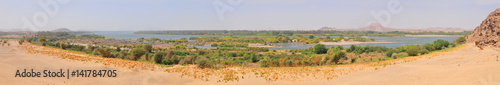 The Third Catarac of the Nile river around Tombos in Sudan  
