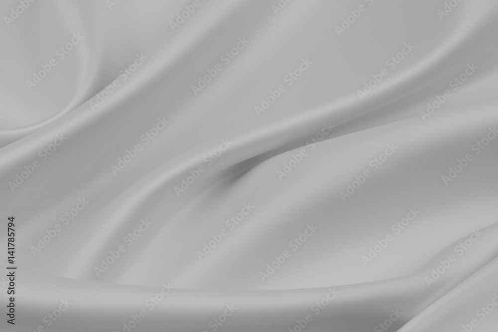 White silk fabric White silk fabric