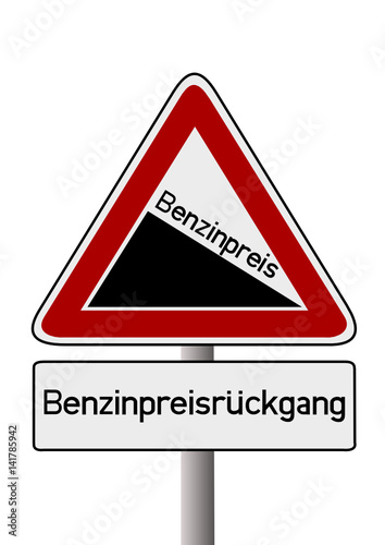 Gefälle Benzinpreis Benzinpreisrückgang