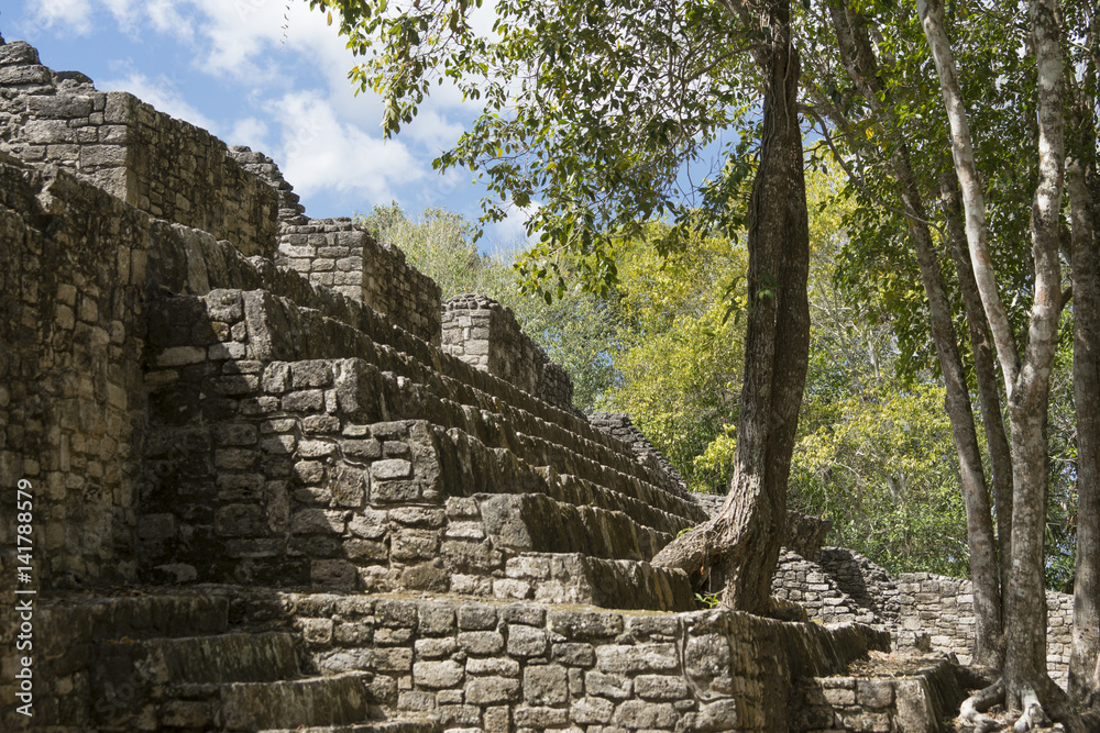 Kohunlich, Mexiko, Maya Ruinen 9