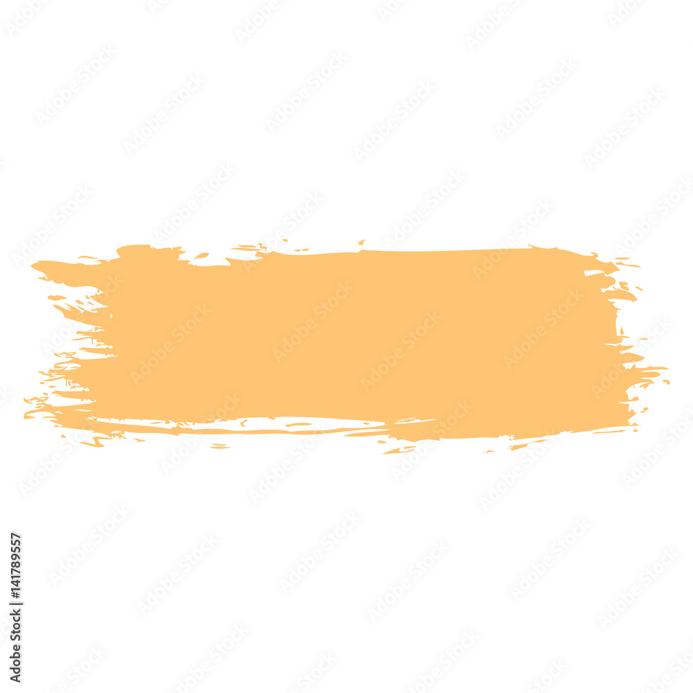 Yellow Brushstroke Paint
