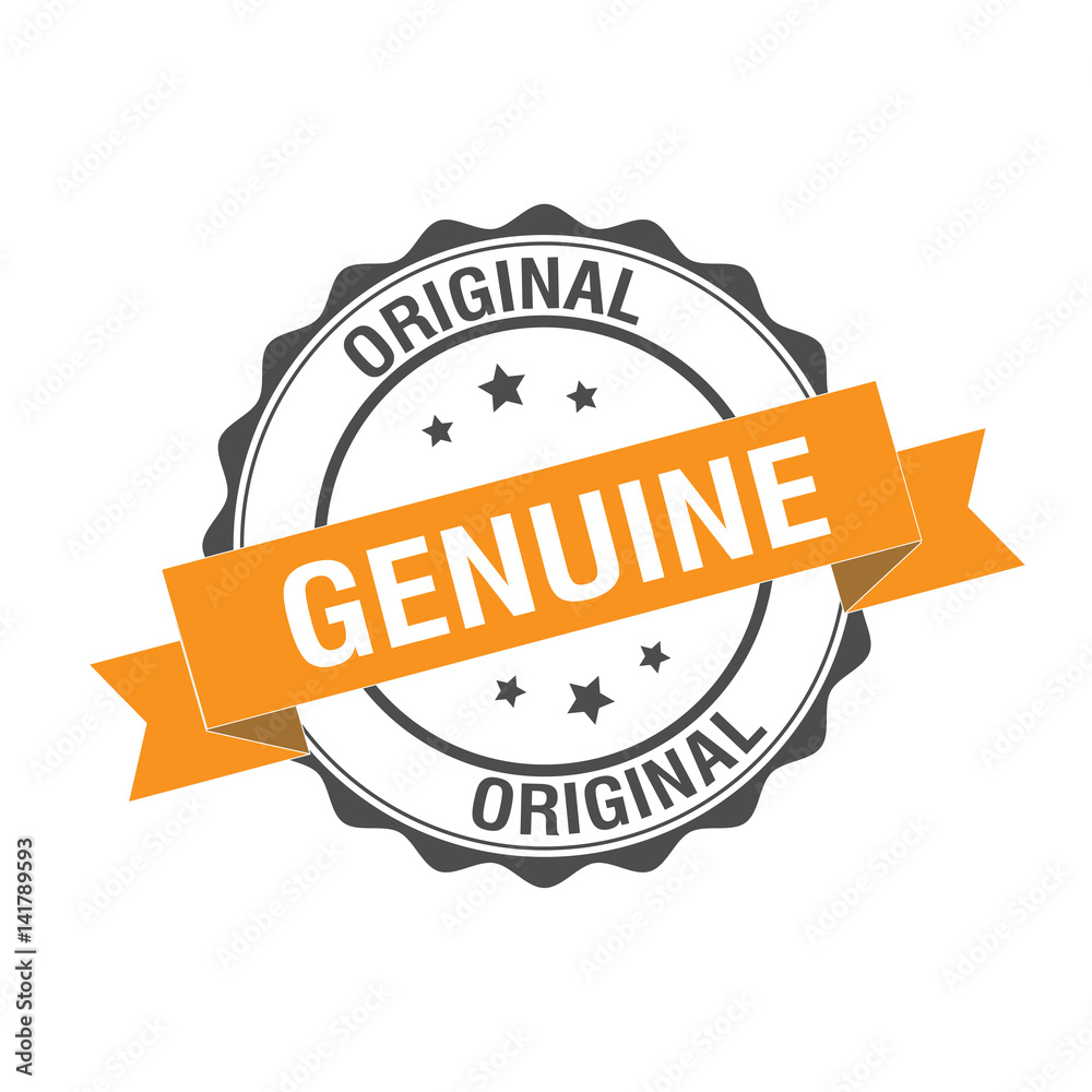 Fototapeta premium Genuine stamp illustration