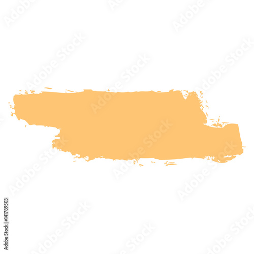 Yellow Brushstroke Paint