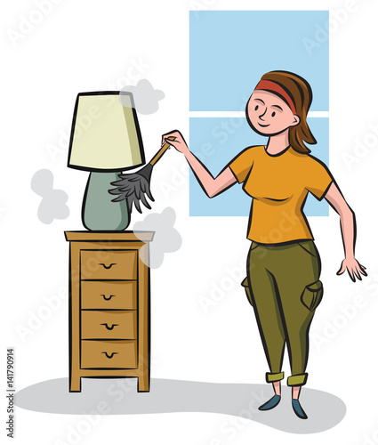 Spring Cleaning - Dusting