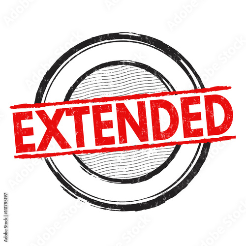 Extended  sign or stamp