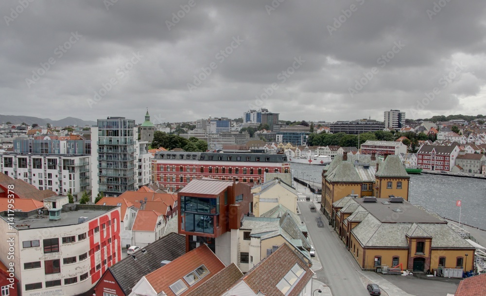 port de Stavanger en Norvège