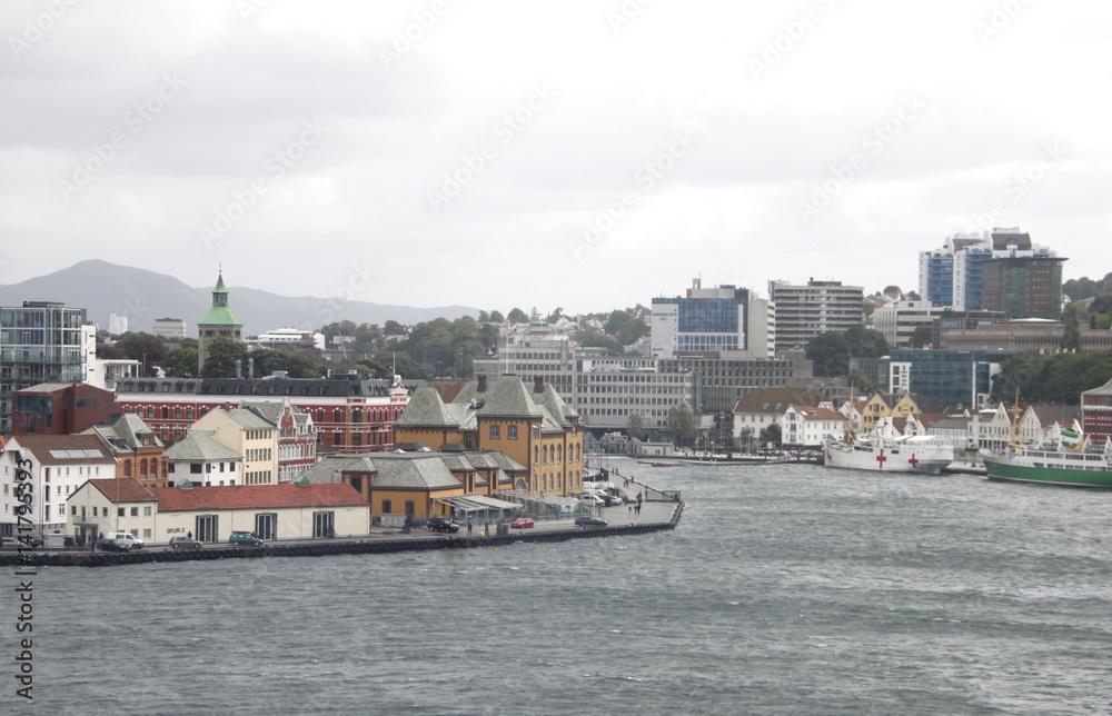 port de Stavanger en Norvège
