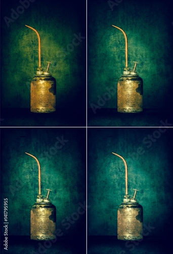 Old oil can photo