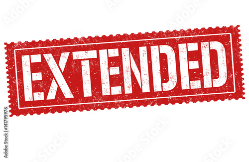 Extended  sign or stamp