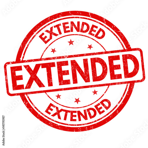 Extended  sign or stamp