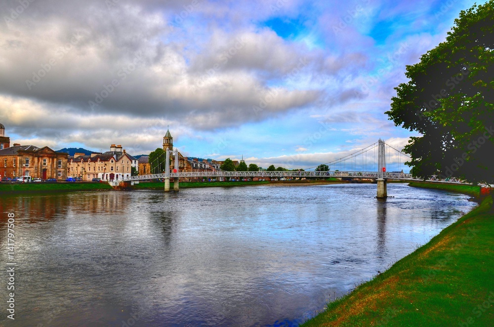 Overview of Inverness considered the capital of the Highlands region. The city of Inverness is situated at the mouth of the River Ness in the Moray Fjord.