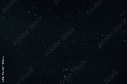 Night Starry Sky Background. Night View Of Natural Glowing Stars