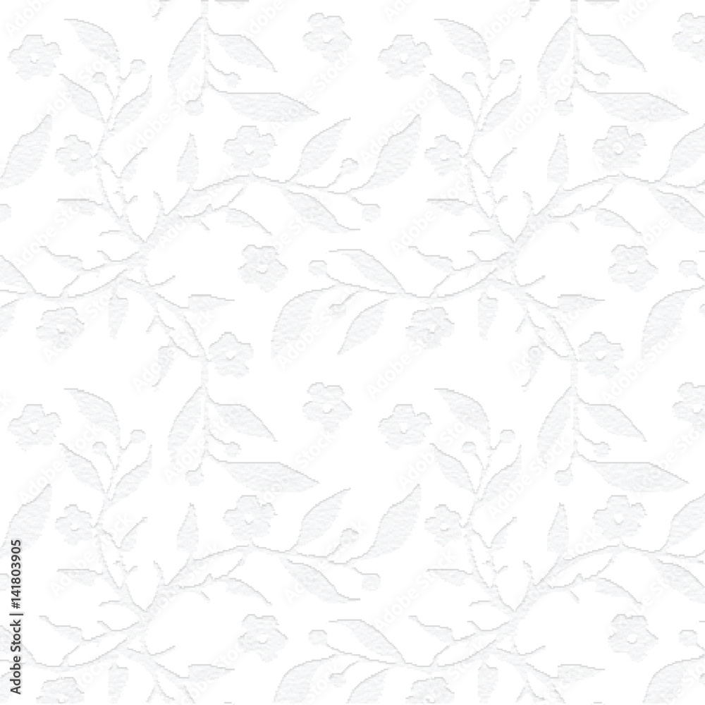 Fototapeta premium Stone floral engraving - stone background with copy space