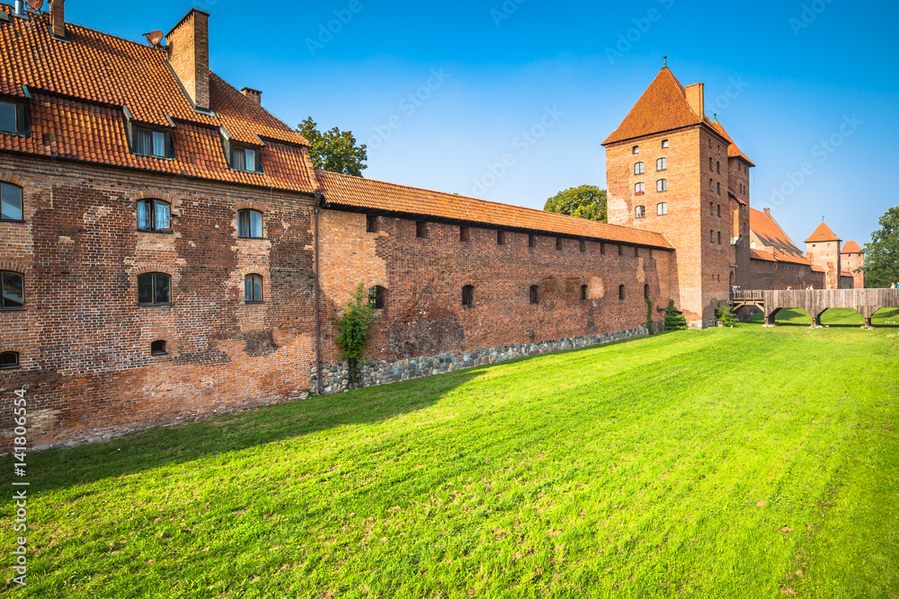 The Castle Malbork in Poland The Castle Malbork in Poland