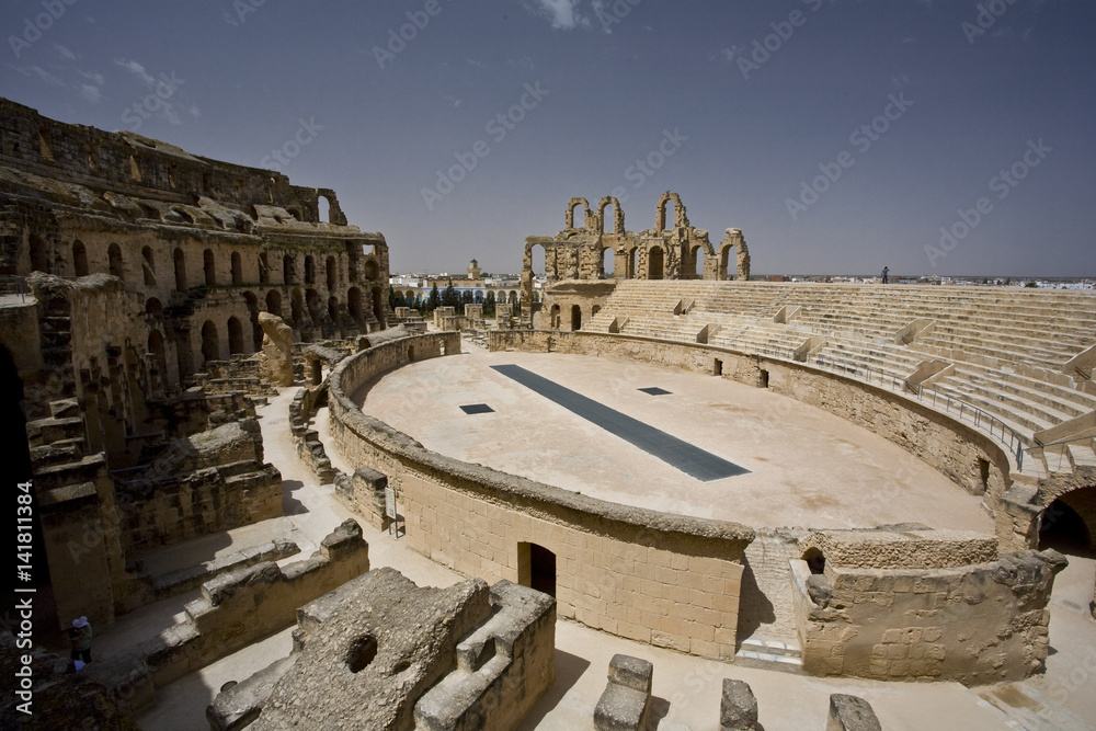 Amphithéâtre de l'antique Thusdrus / El Jem / Site classé UNESCO