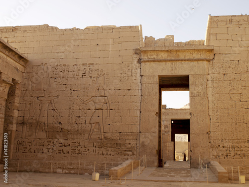 Temple of Medinat Habu at Luxor, Egypt photo