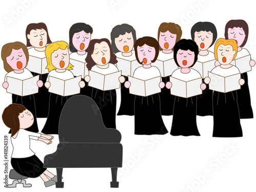 女性合唱団のコンサート