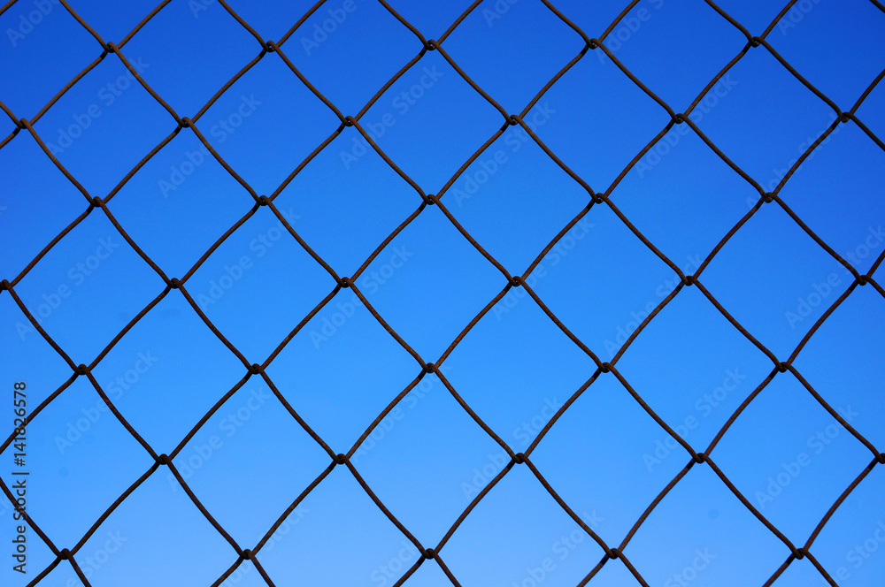 The sky behind the grid The sky behind the grid