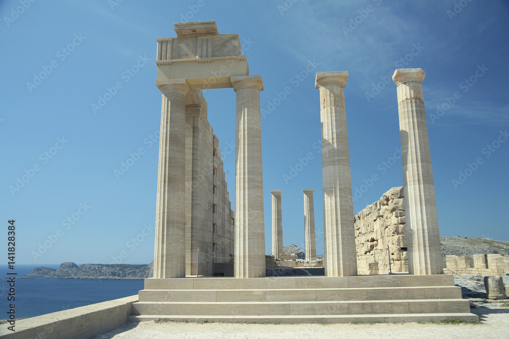 Acropole de Lindos /  Ile de Rhodes / Grèce