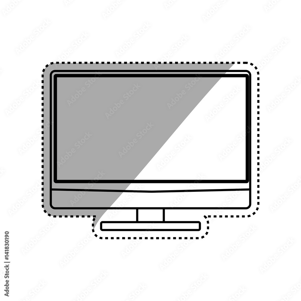 Modern tv technology icon vector illustration graphic design Modern tv technology icon vector illustration graphic design