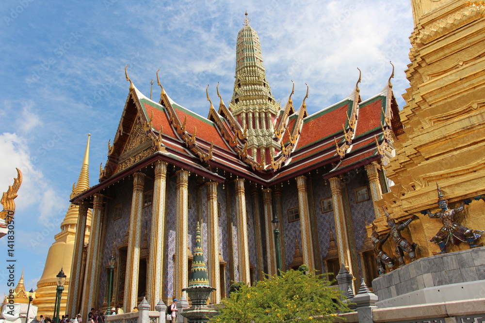 Naklejka premium Beautiful unique city of Bangkok in Thailand and Phuket, Ko Samui, Khao Lak